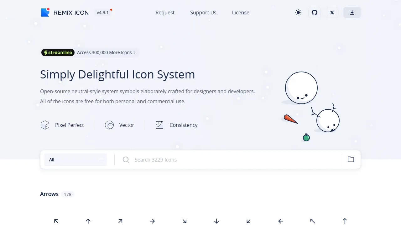 remixicon.com - Free Open Source Icon Library screenshot