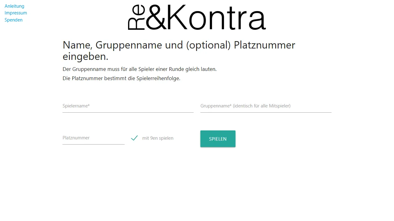 reundkontra.de - Play Free Online Game With Your Friends screenshot