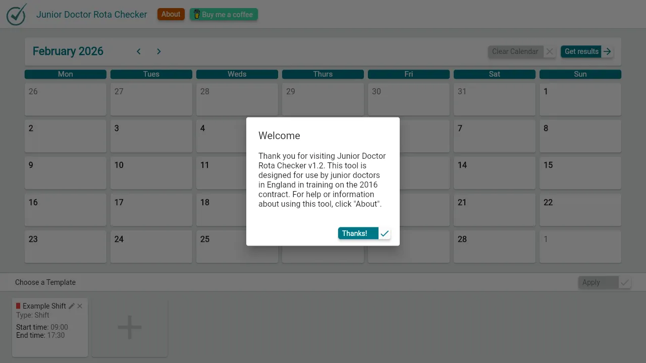 rotadoctor.co.uk - Rota Management Software Platform screenshot