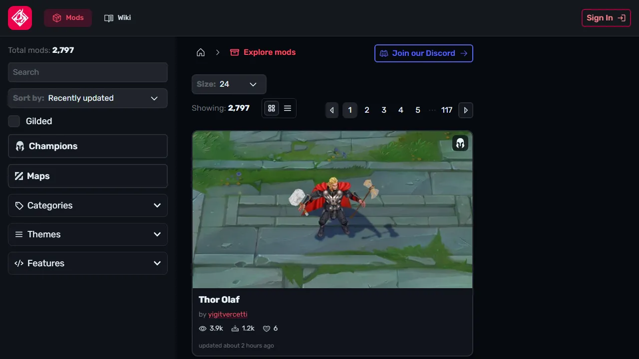 runeforge.io - Game Customization: Custom Huds and Chromas screenshot