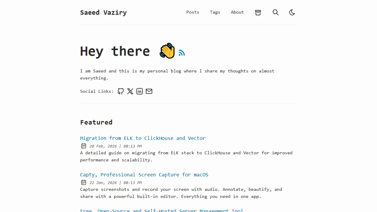 saeedvaziry.com - Free Deployment Automation Software and Tools screenshot