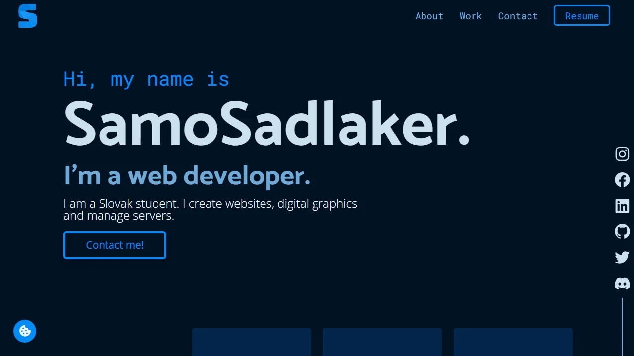 samosadlaker.eu - Discord Developer Portal for Bots and Plugins screenshot