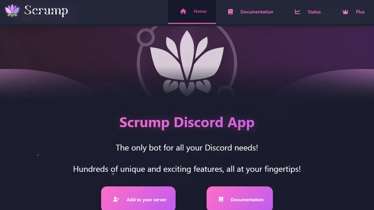 scrumpbot.com - Premium Discord Bot Subscription Perks Unlocked screenshot