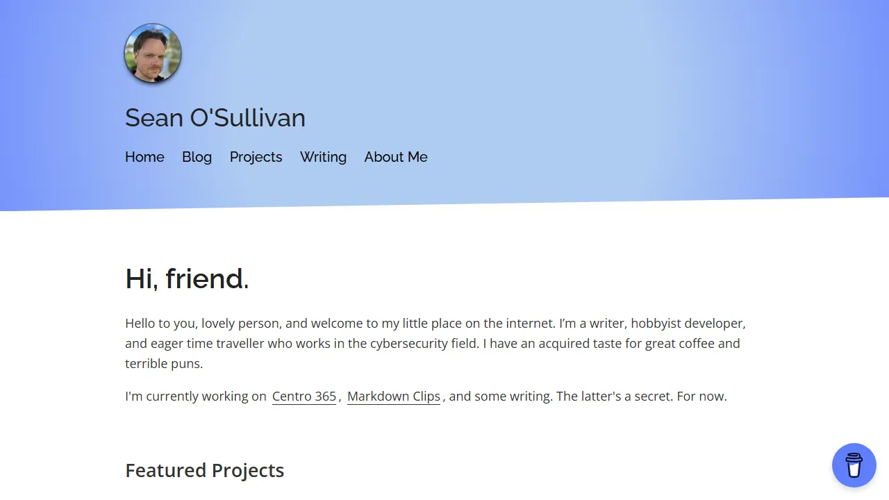 seanosullivan.co.uk - Chrome Extensions and Utility Apps screenshot