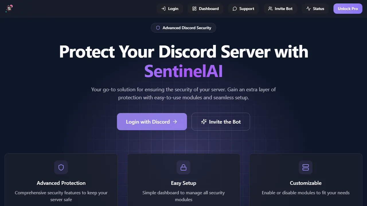 sentinelai.dev - AI Sentinel - Project Directory screenshot