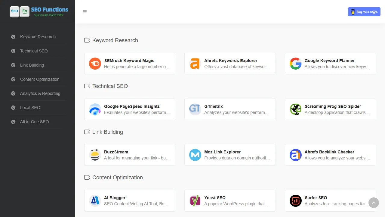 seofn.com - Create Your Own Personal Website Today screenshot