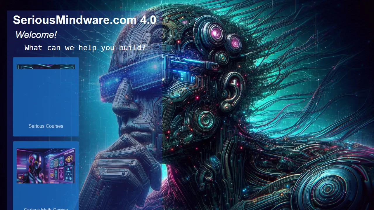 seriousmindware.com - Custom Application Development Software Solutions screenshot