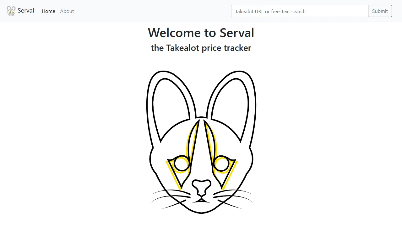servaltracker.com - Free Online Price Tracker for Takealot screenshot