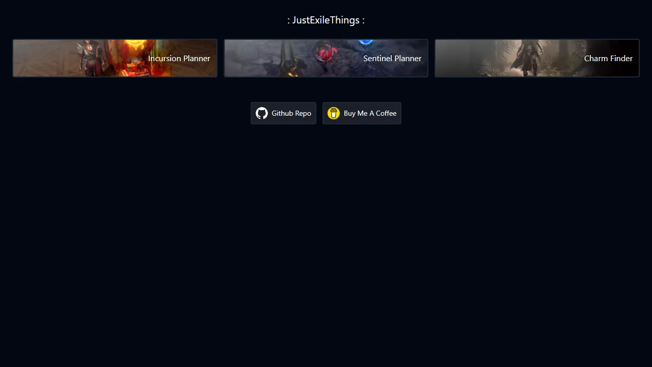 shadeblack.github.io - Path of Exile Tools and Resources screenshot