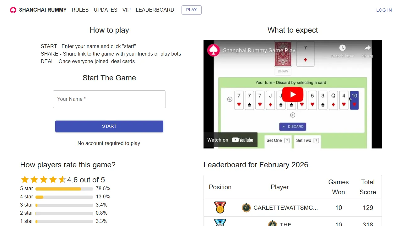 shanghairummy.cards - Shanghai Rummy Card Game Support screenshot