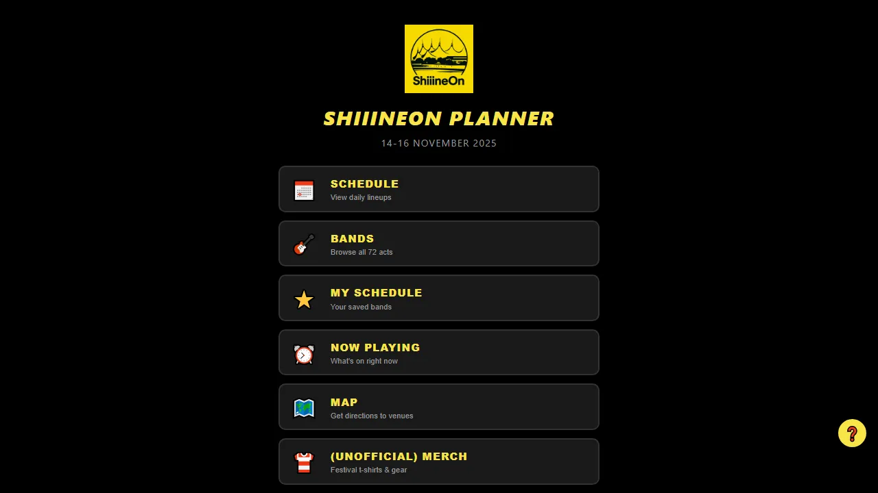 shiiineon-weekender-2025.netlify.app - Wedding Planning App to Organize Events screenshot