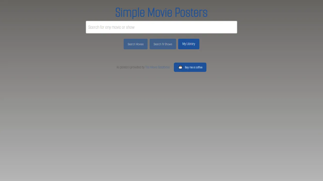 simplemovieposters.com - Free Movie Poster Database for Plex screenshot