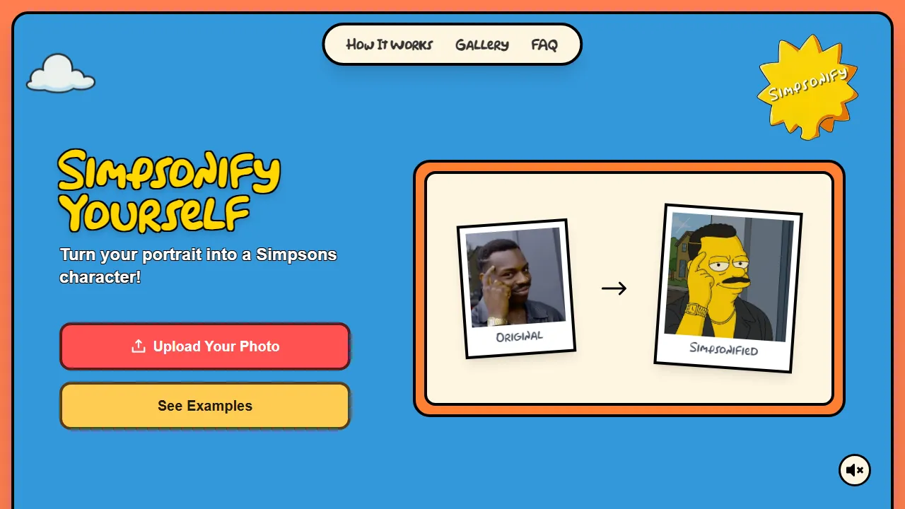 simpsonify.us - Image to Cartoon Converter Online screenshot