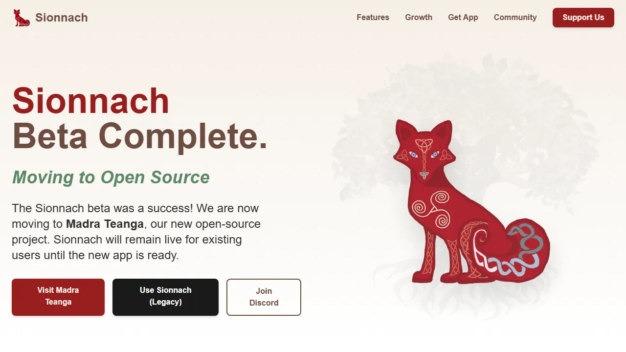 sionnach.app - Free Irish Language Learning Mobile App screenshot