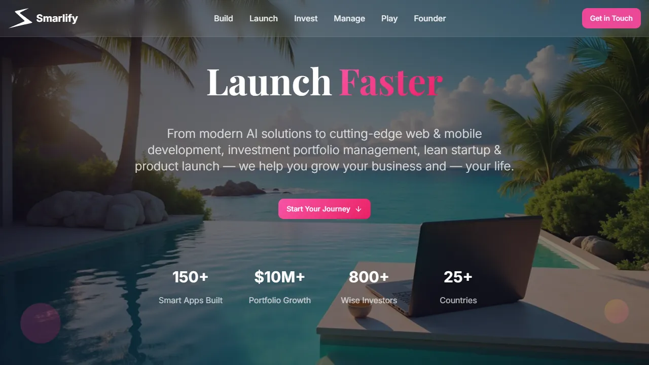 smarlify.co - AI Financial Software for Smart Investments screenshot