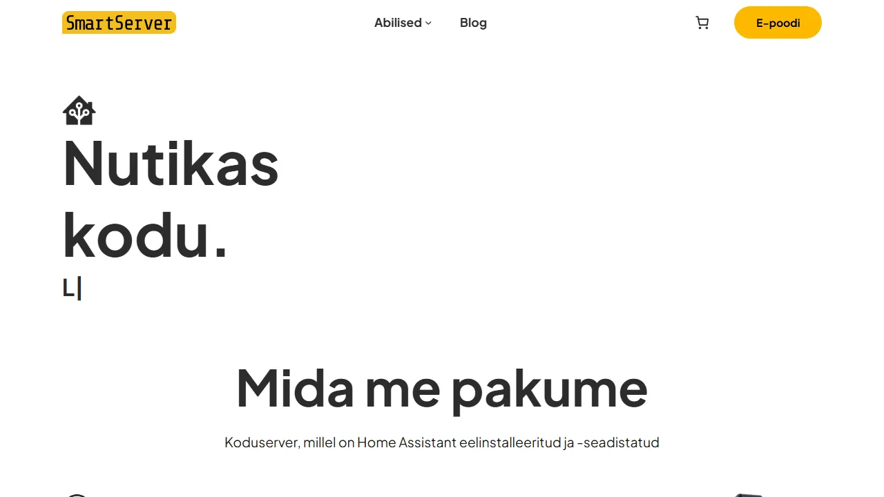 smartserver.ee - Virtual Private Server Hosting screenshot