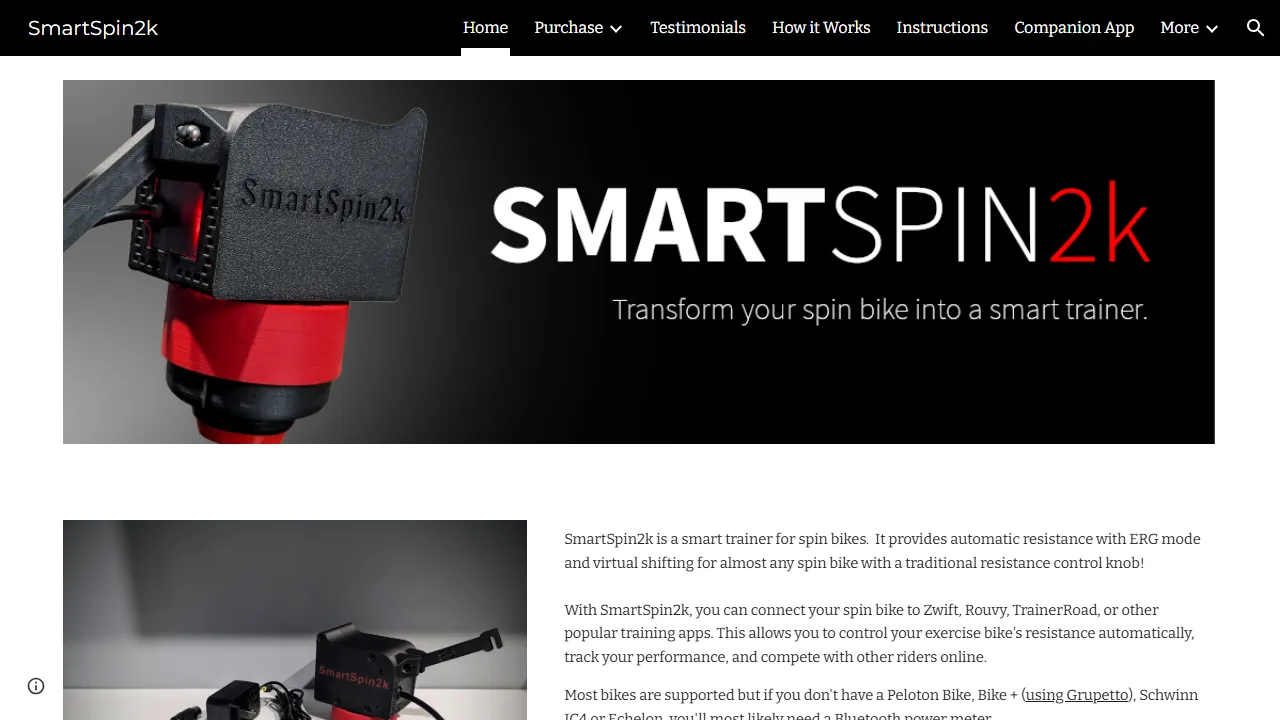 smartspin2k.com - Support Open Source Coding Projects Development screenshot