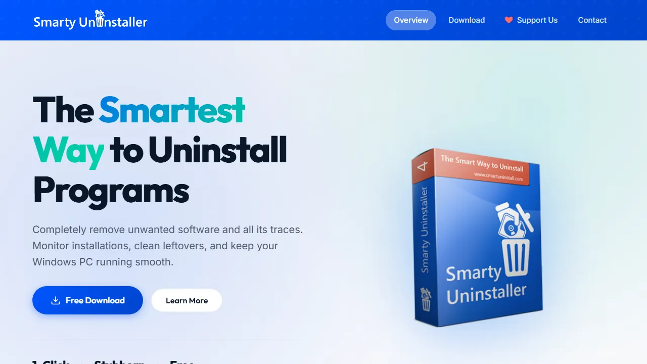smartuninstall.com - Software Uninstall Utility Tool screenshot