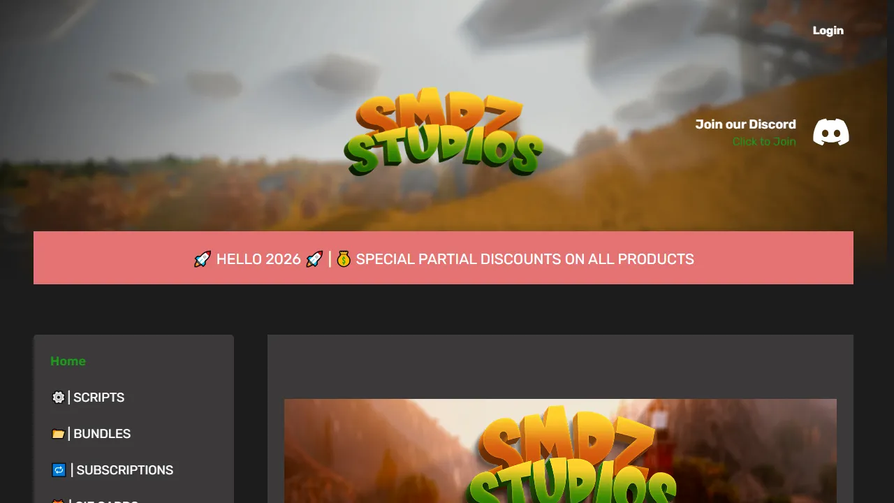 smdz-studios.tebex.io - FiveM Server Scripts for GTA V screenshot