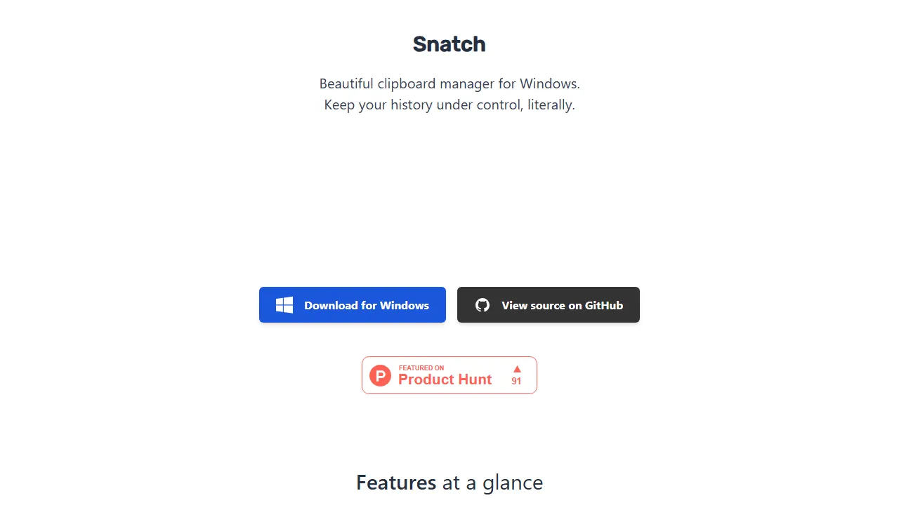 snatch.kasper.io - Code Snippet Manager for VS Code screenshot