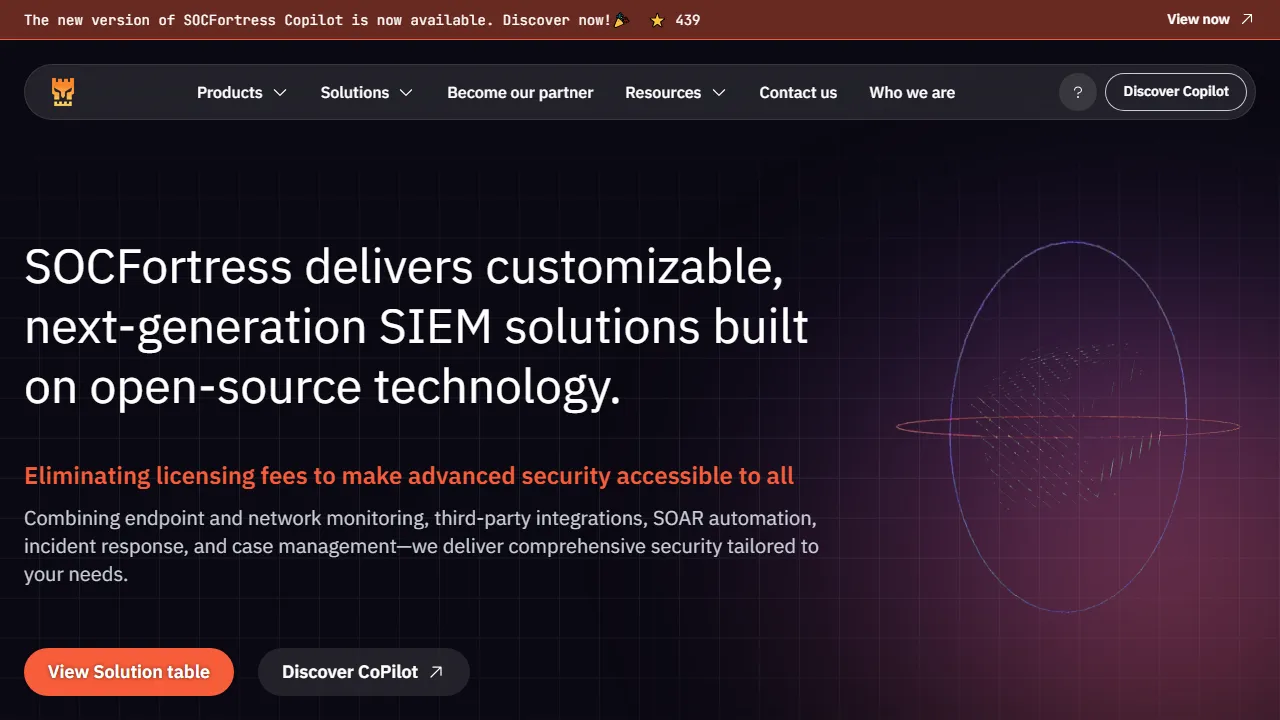 socfortress.co - Open Source Cybersecurity Solution screenshot