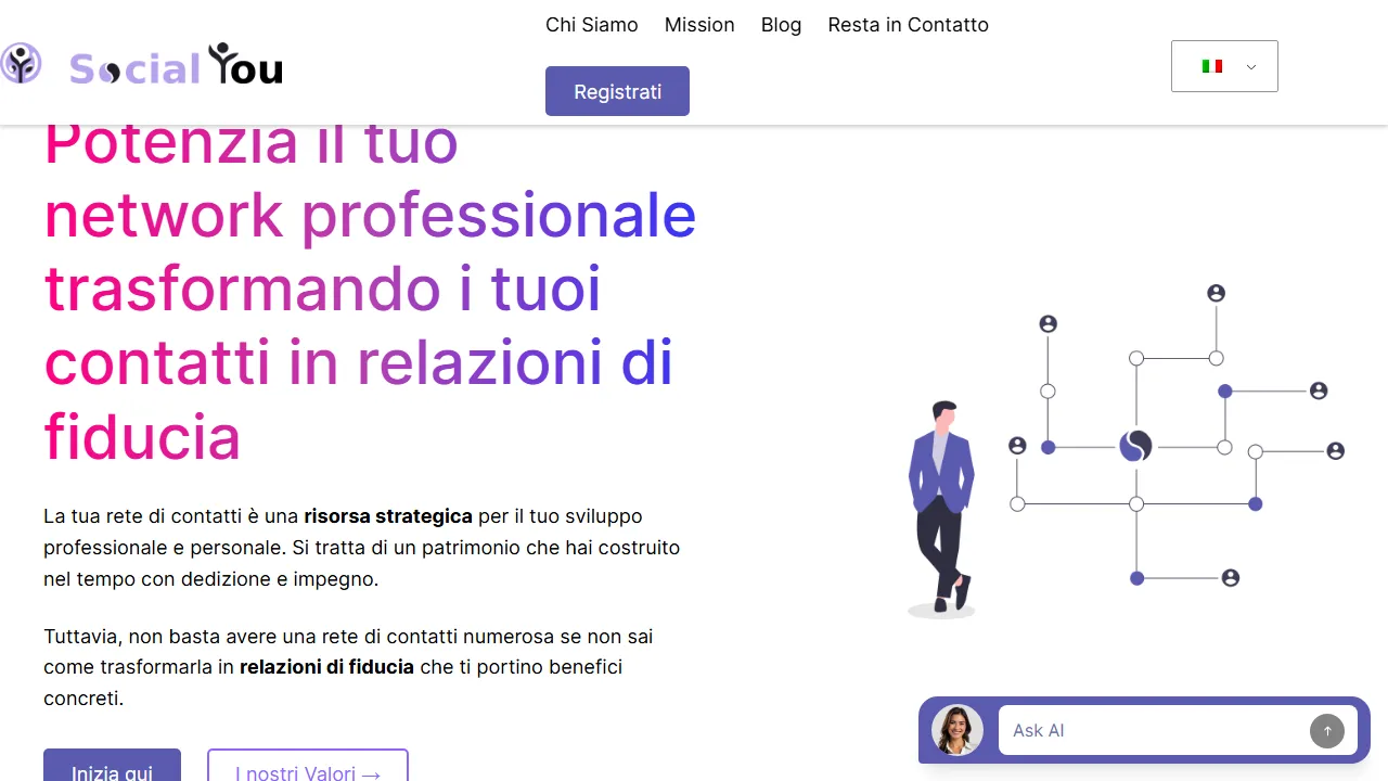 socialyou.online - Client Relationship Management App for Valuable Contacts screenshot