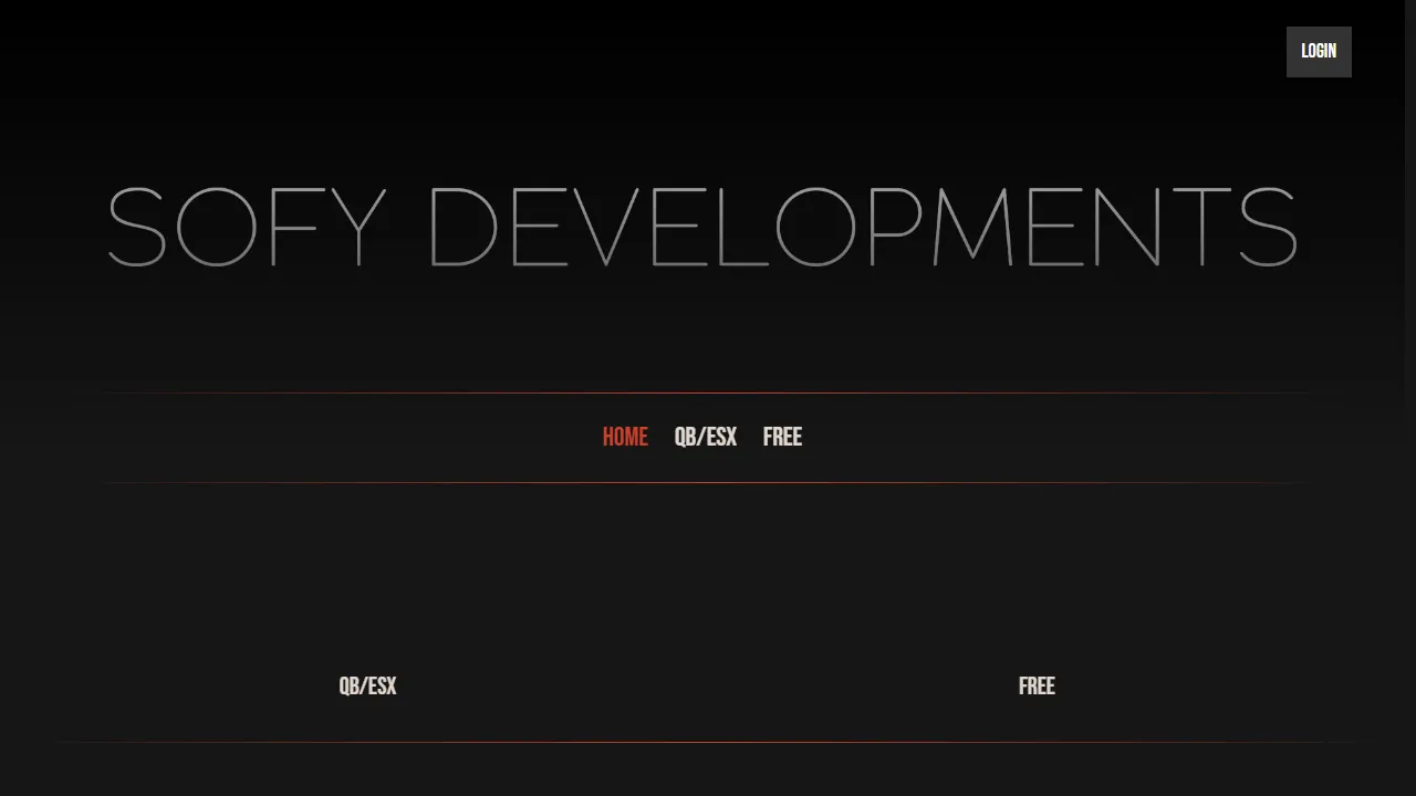 sofy-developments.tebex.io - Optimized QBCore RP Game Server Framework screenshot
