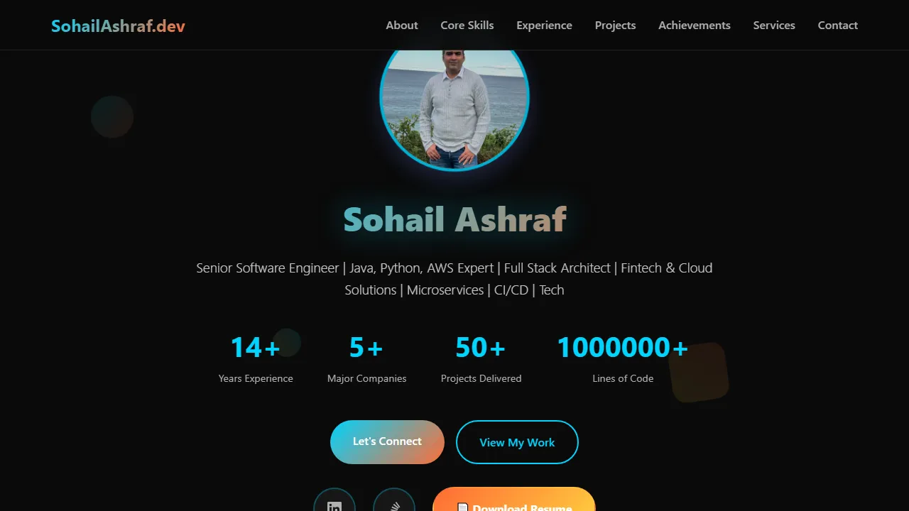 sohailashraf.dev - Free Developer Utility and JSON Tools screenshot