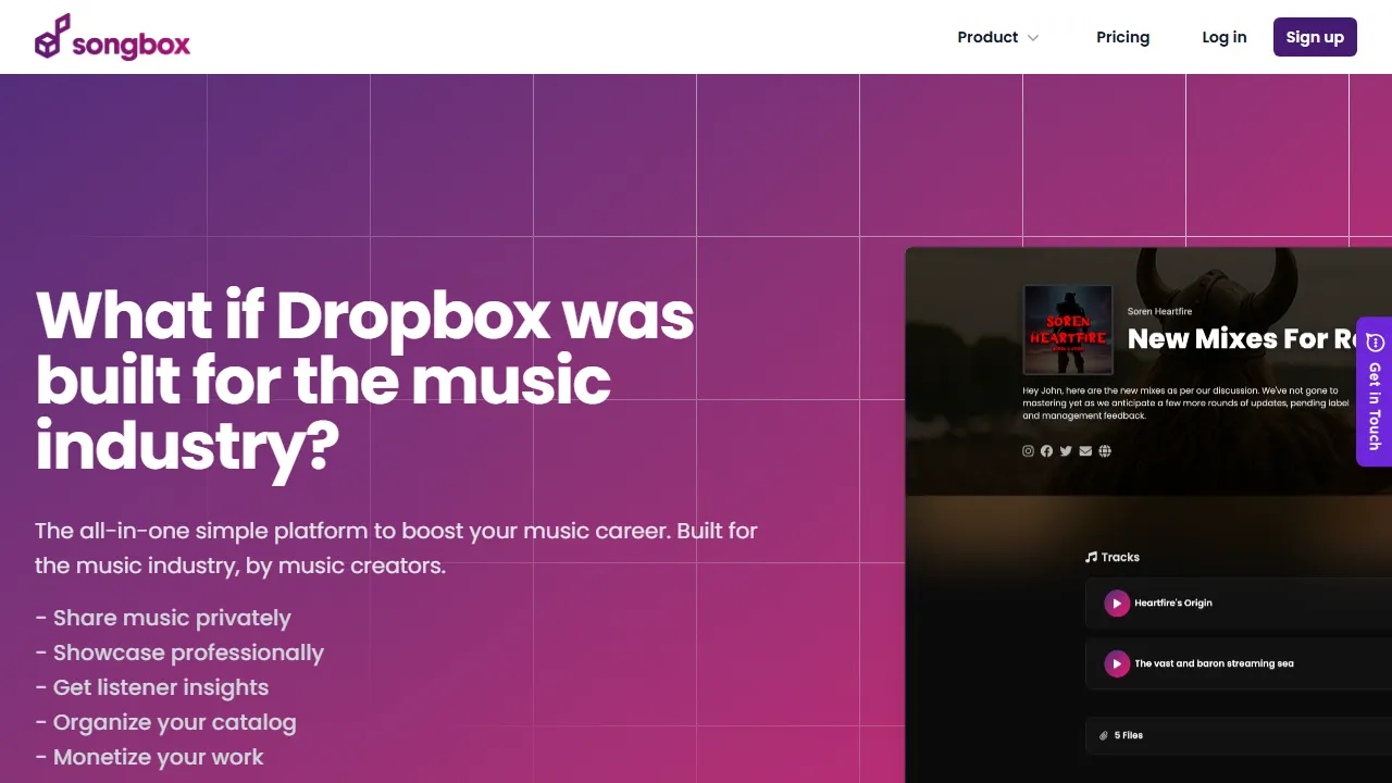 songbox.rocks - Music Creation and Development Programs screenshot