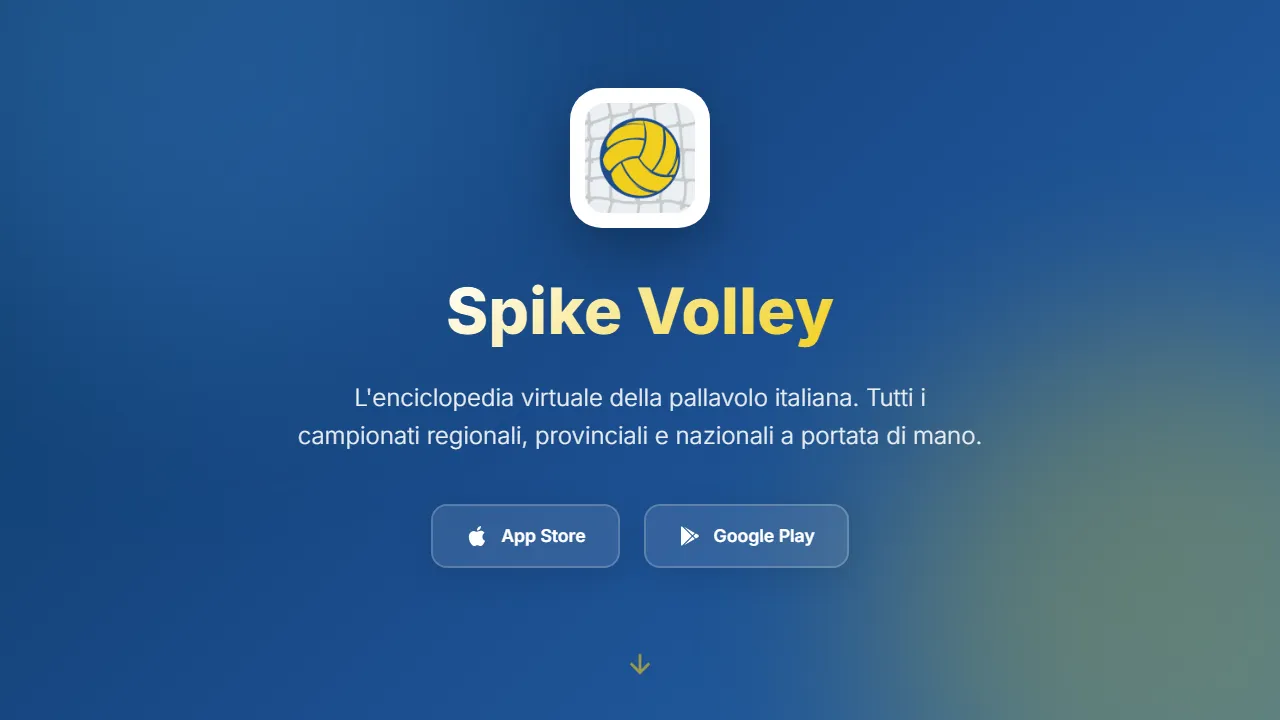 spikevolley.it - Italian Volleyball Livescore Scoreboard App screenshot