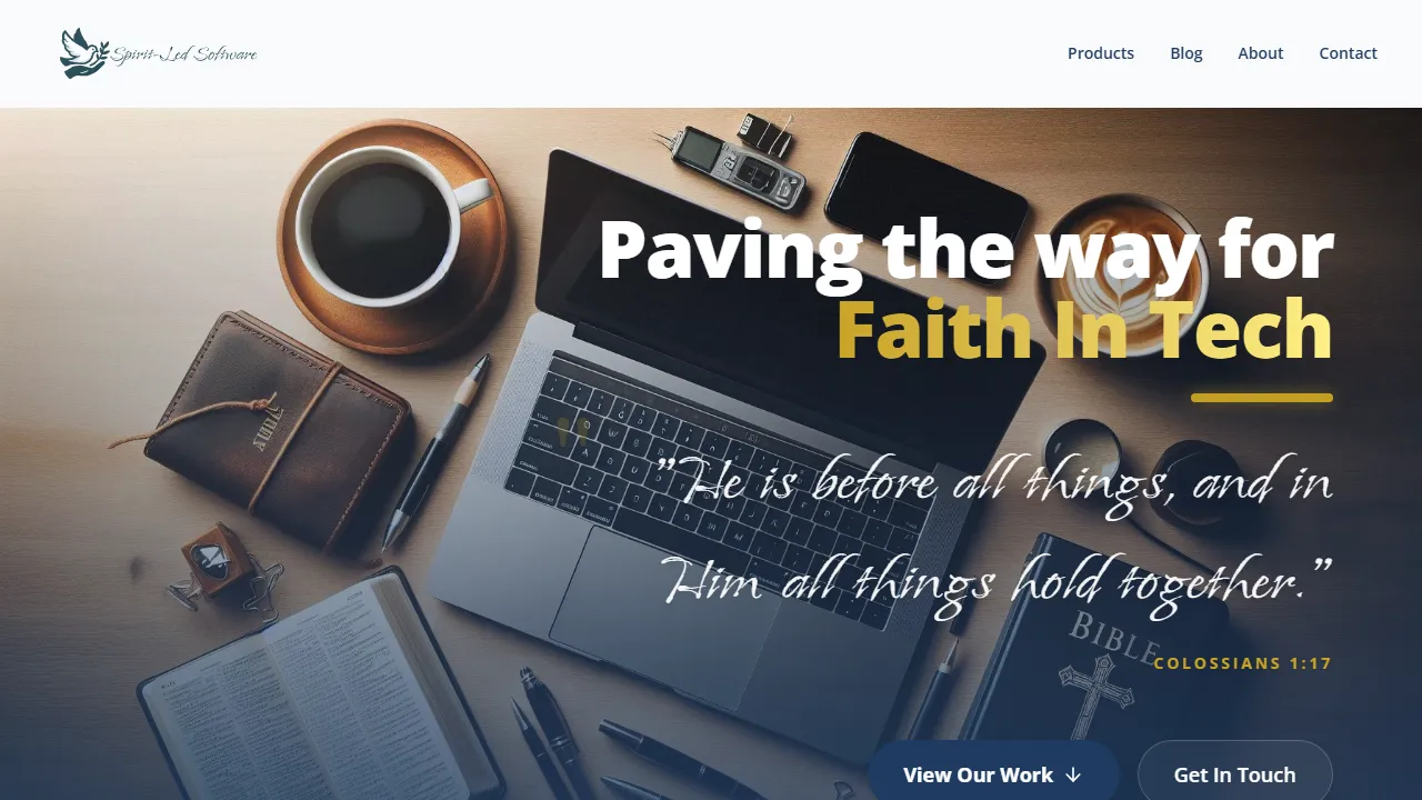 spiritledsoftware.com - Faith Based Software Solutions Catalog Online screenshot