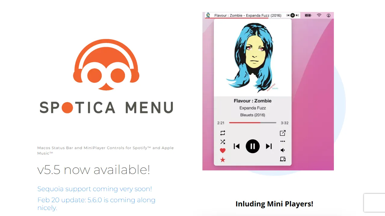 spoti.ca - Windows App - Desktop Application screenshot