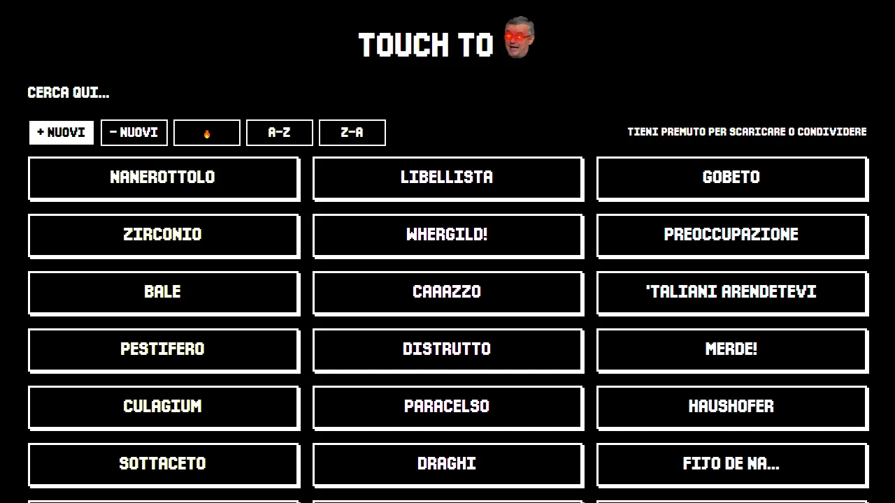 spranga.xyz - Web App Soundboard Project screenshot