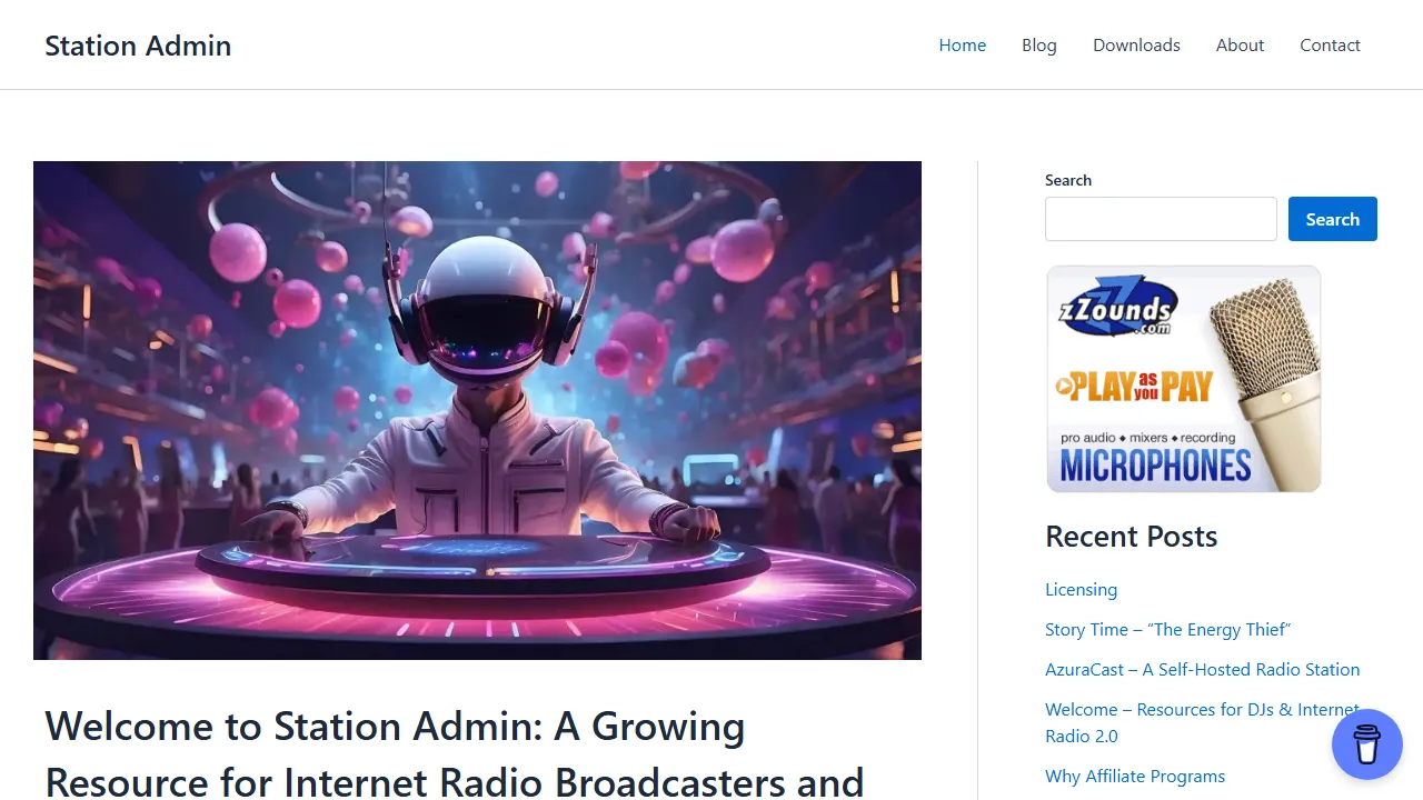 stationadmin.com - Radio Automation Software for Broadcasters screenshot