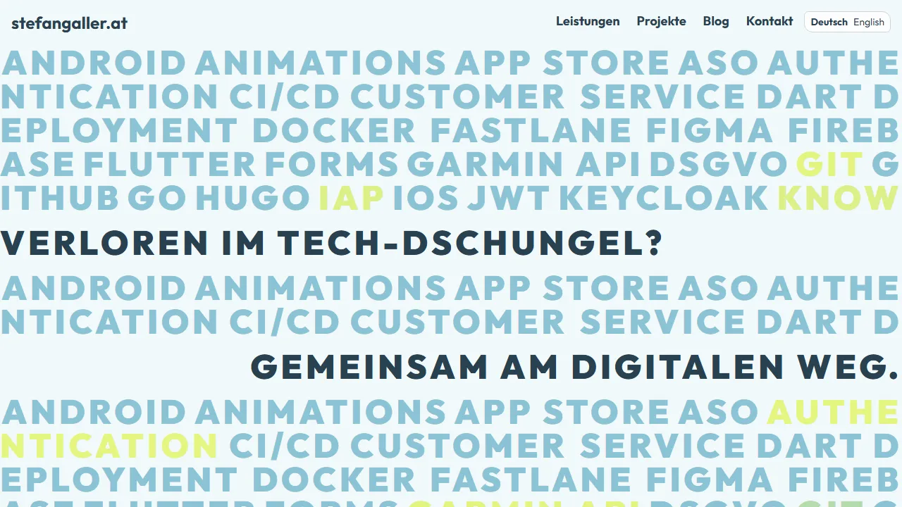 stefangaller.at - Mobile App for Donations screenshot