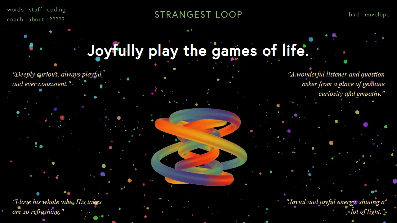 strangestloop.io - Creative Web Applications and Projects screenshot