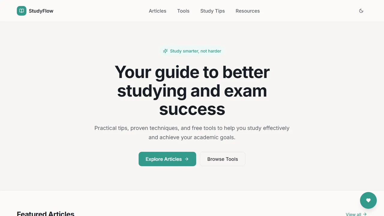 study-hub-elite.pages.dev - Webpage Wireframe Tool - Build Your Site screenshot