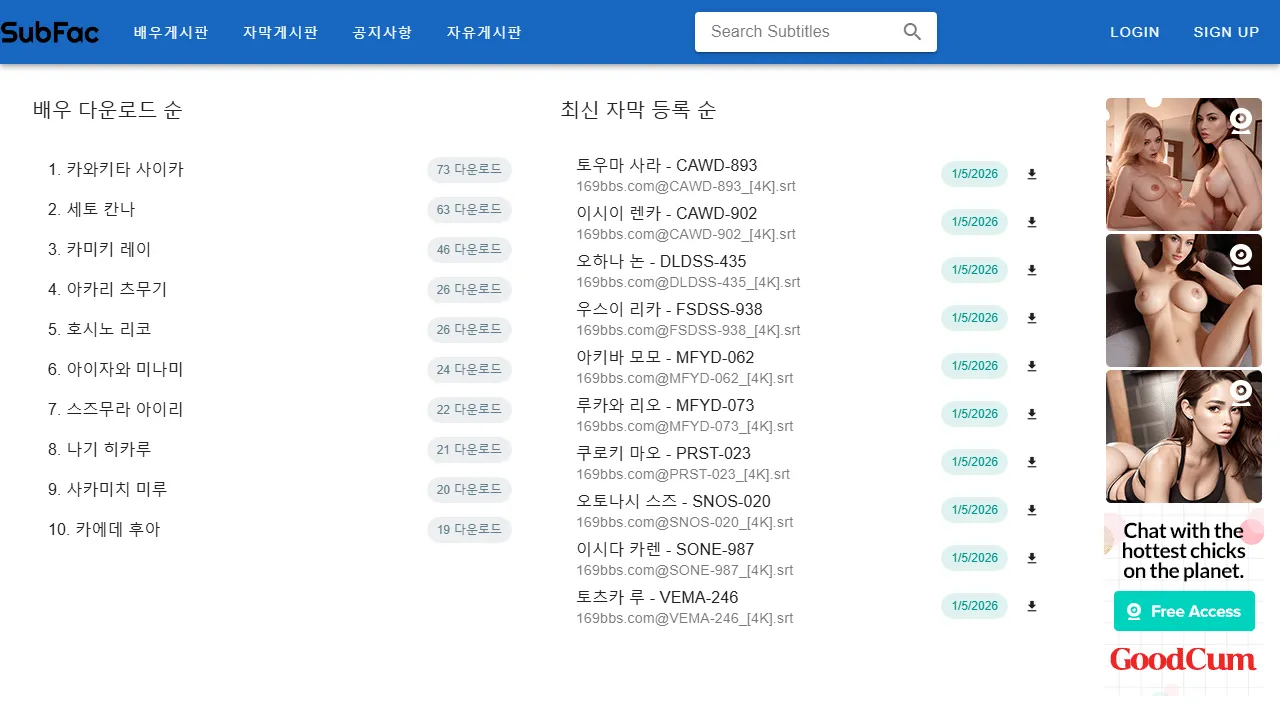 subfac.com - Subtitle Generation and Editing Micro SaaS Tool screenshot