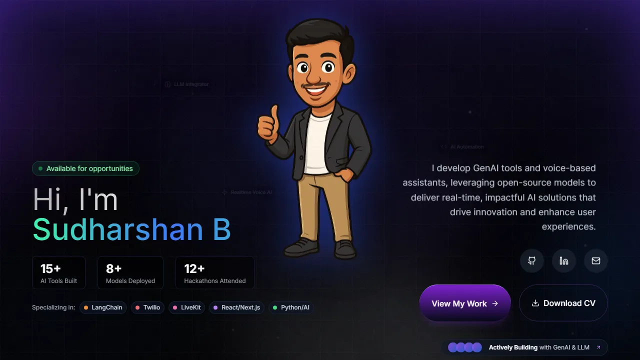 sudharshan.me - Ambient Noise Generator Based on The Office screenshot