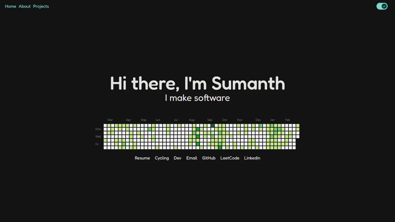 sumanth.dev - Opensource ERPNext Software And Open Code Tools screenshot