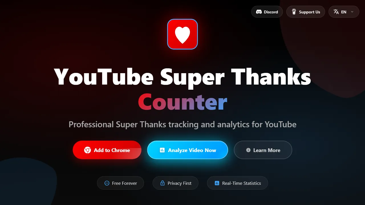 superthanks.net - Free Chrome Extension for YouTube Statistics screenshot