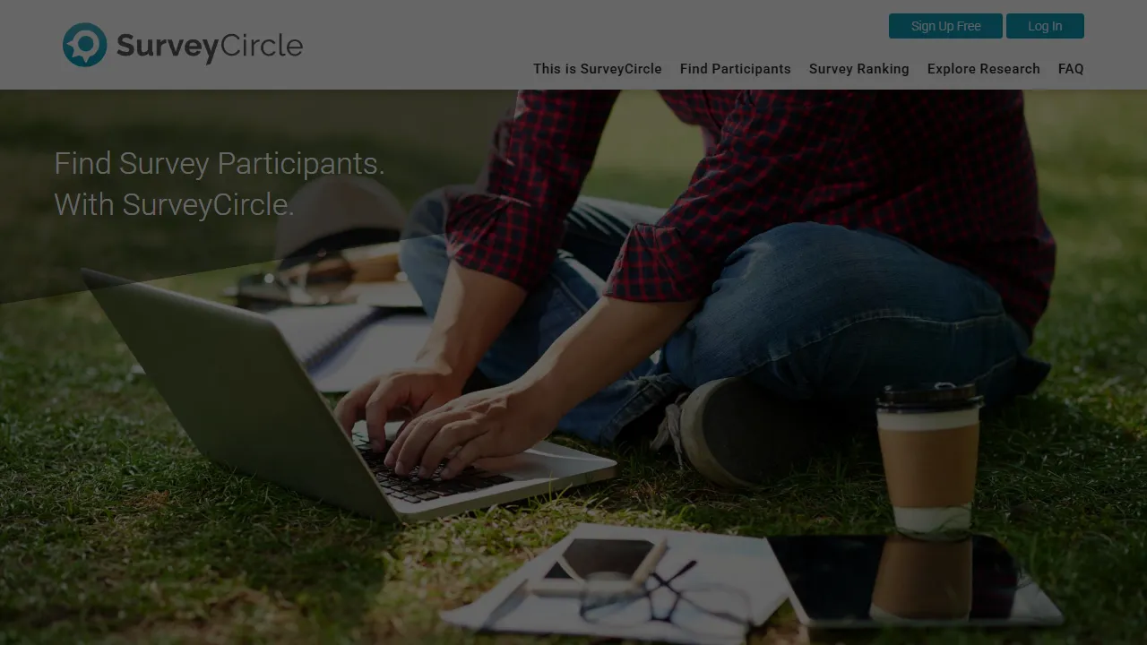 surveycircle.com - Online Survey Platform For Easy Surveys screenshot