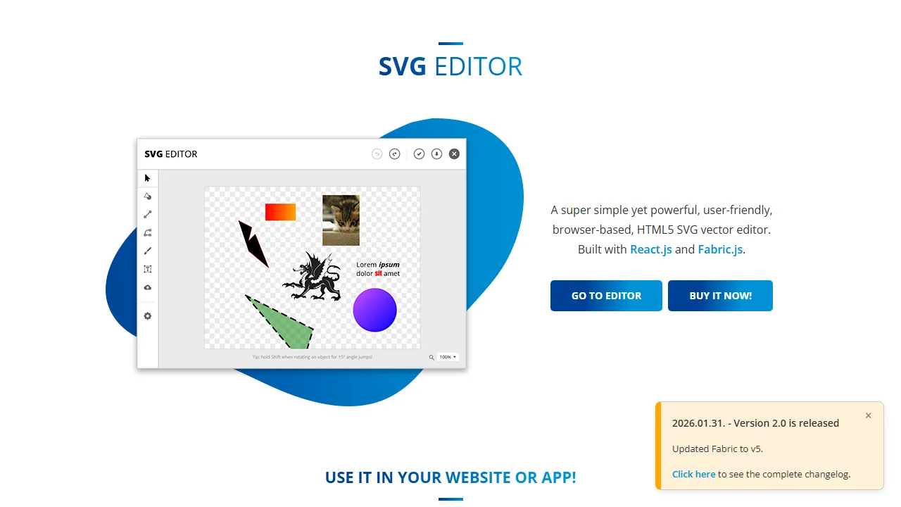 svgeditoronline.com - Online Browser Based SVG Editing Tool screenshot