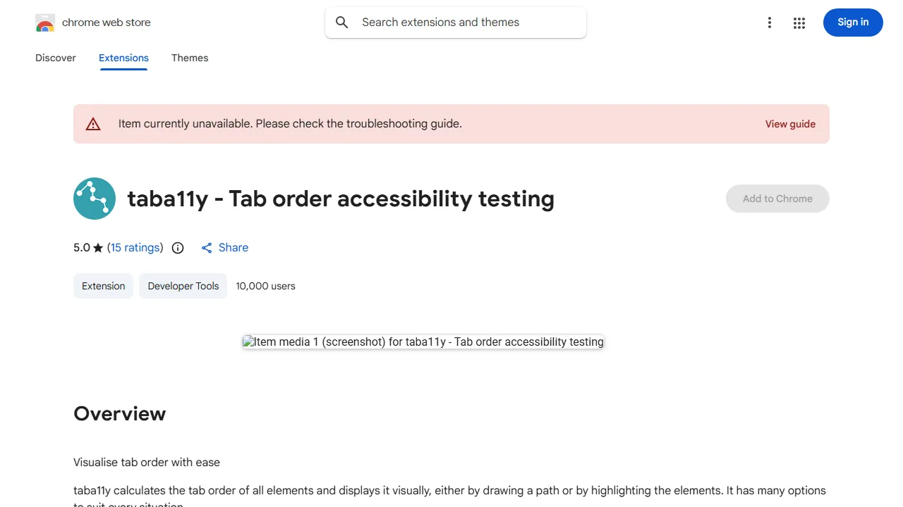 Peter Gould and Robyn Daulby - Free Colour Contrast Checker Browser Extension screenshot