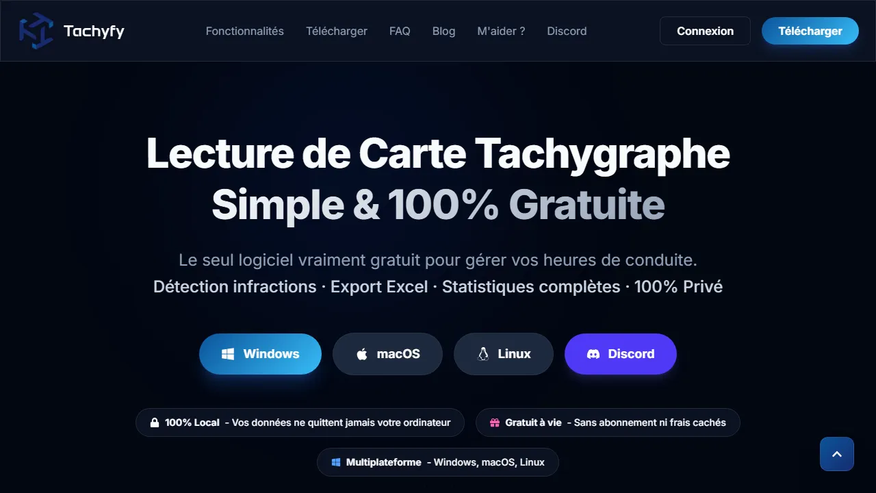 tachyfy.app - Free Driving Hour Tracker for Truck Drivers screenshot