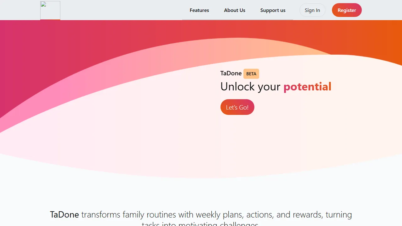 tadone.app - Tool to Support Neurodivergent Children screenshot