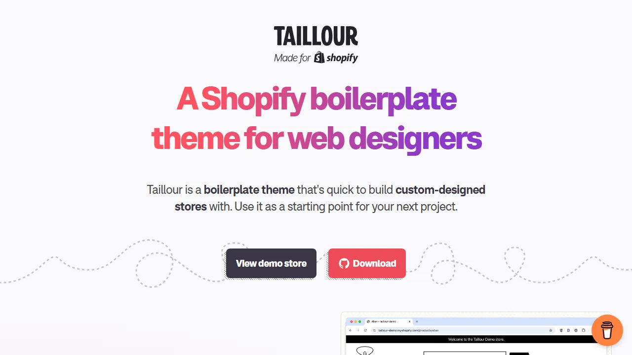 taillourtheme.com - Ecommerce Website Design Template screenshot