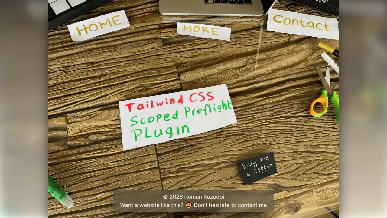 tailwindcss-scoped-preflight-plugin.vercel.app - Software Engineering and Music Production Tools screenshot