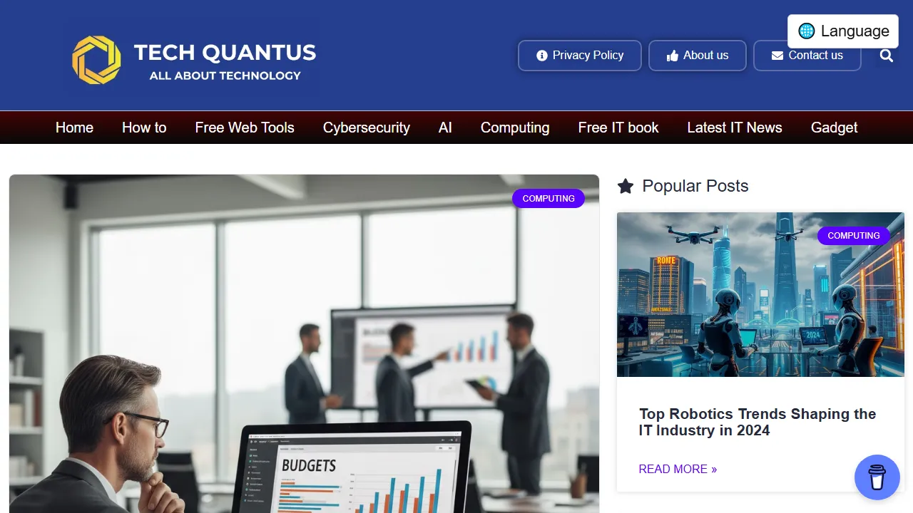 techquantus.com - Free Web Tools and Online Resources screenshot