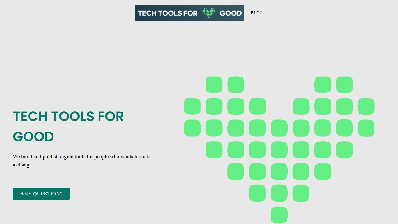 techtoolsforgood.com - Integrated Technology Solutions For Good Purposes screenshot